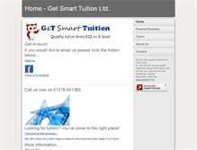 Tablet Screenshot of getsmarttuition.co.uk